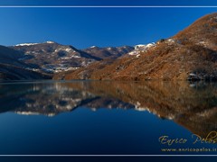 lago del brugneto e monte antola - paesaggio invernale - ph enrico pelos